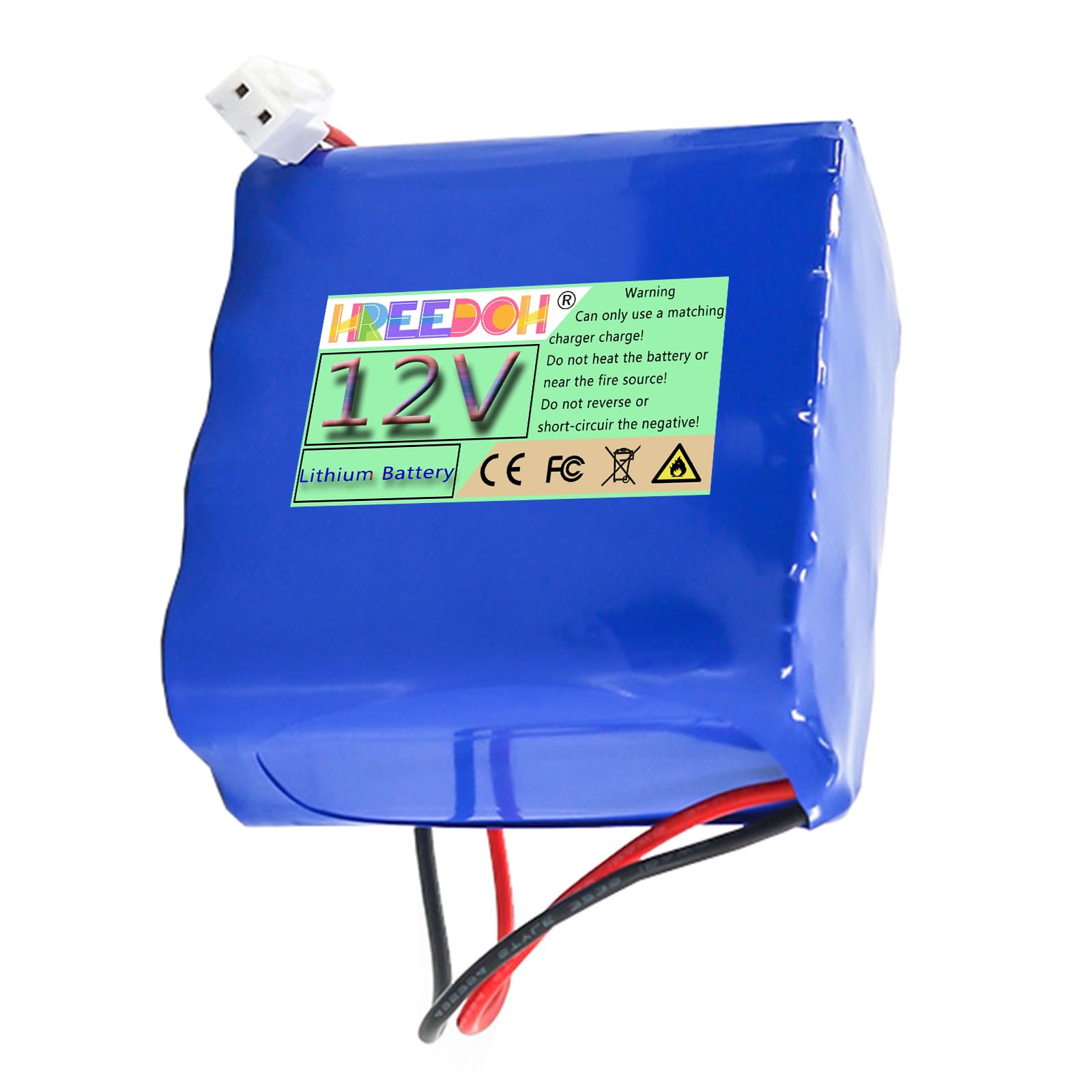 FREEDOH 電動自転車用リチウムイオンバッテリー Amazon | FREEDOH 12V リチウム バッテリー パック 12V 3AH 4AH 5AH